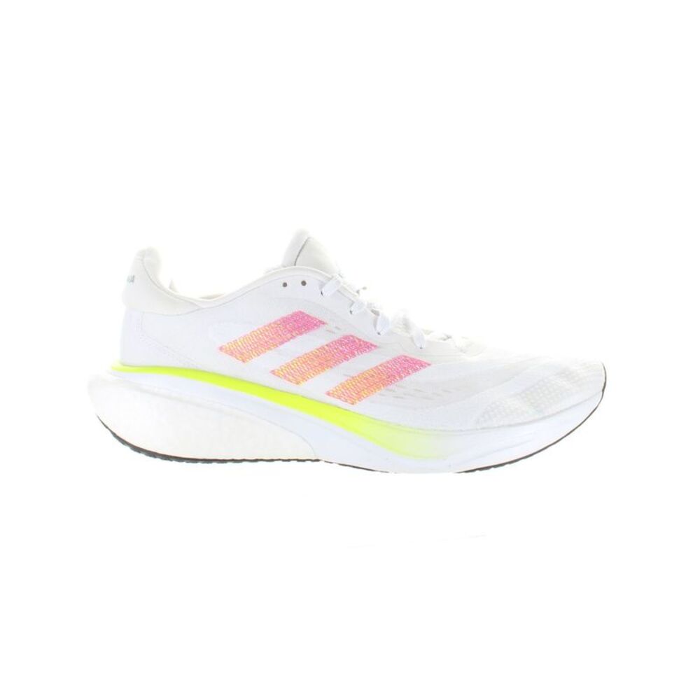 adidas Women's White and Pink Athletic Sneakers